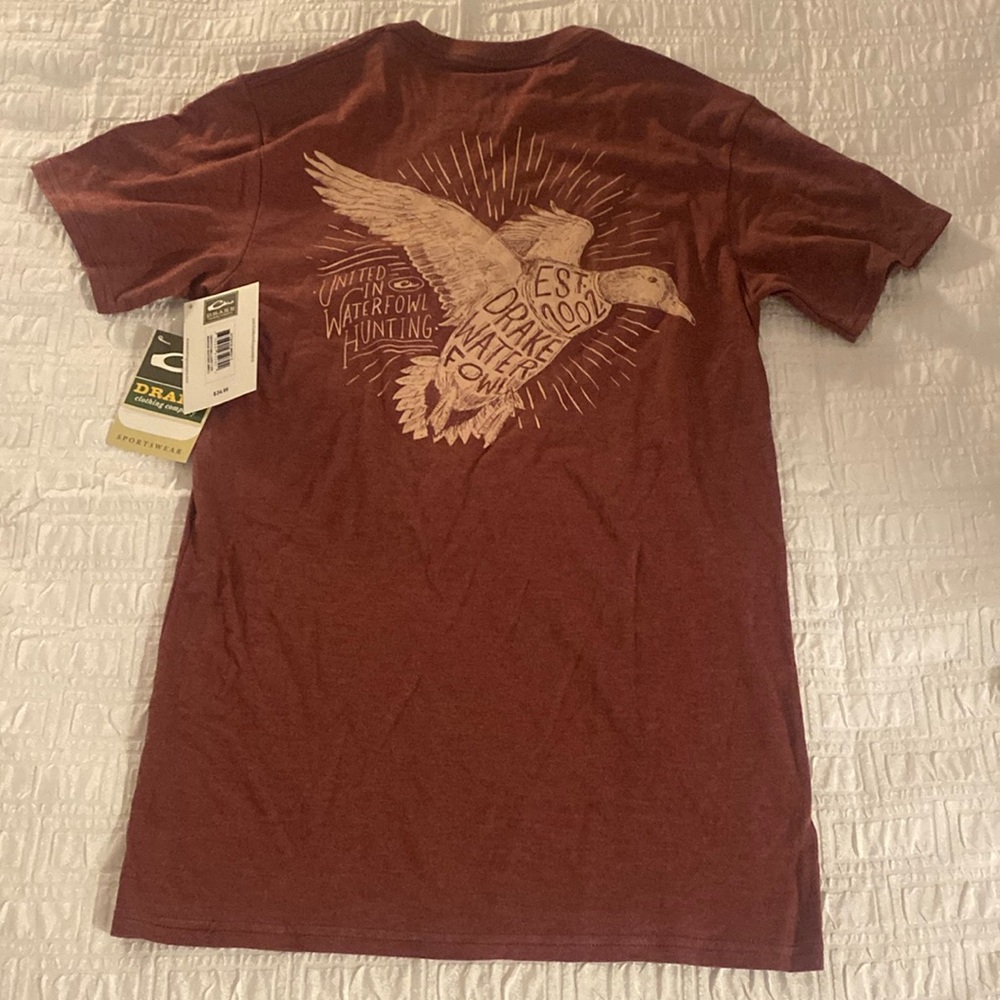 Drake Waterfowl Systems Maroon Duck Hunting T-Shirt